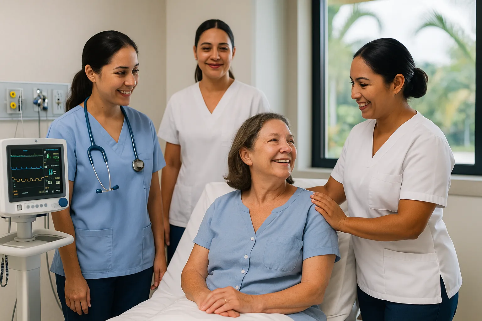 Enfermeras en Cozumel